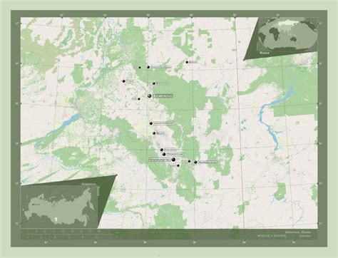 OSM Travel-Map West Russia